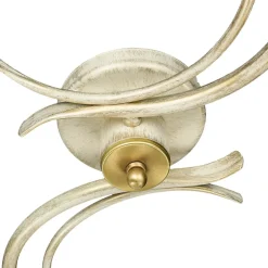 Easylight Deckenleuchte AURORA WHITE in Shabby Weiß 2-flmg< Glaslampen|Rustikale Lampen