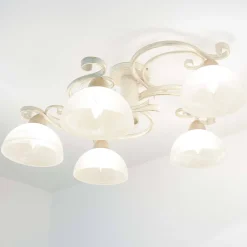 Deckenleuchten|Flurlampen*Luminex Deckenleuchte AURORA WHITE Ø78cm 5-flmg