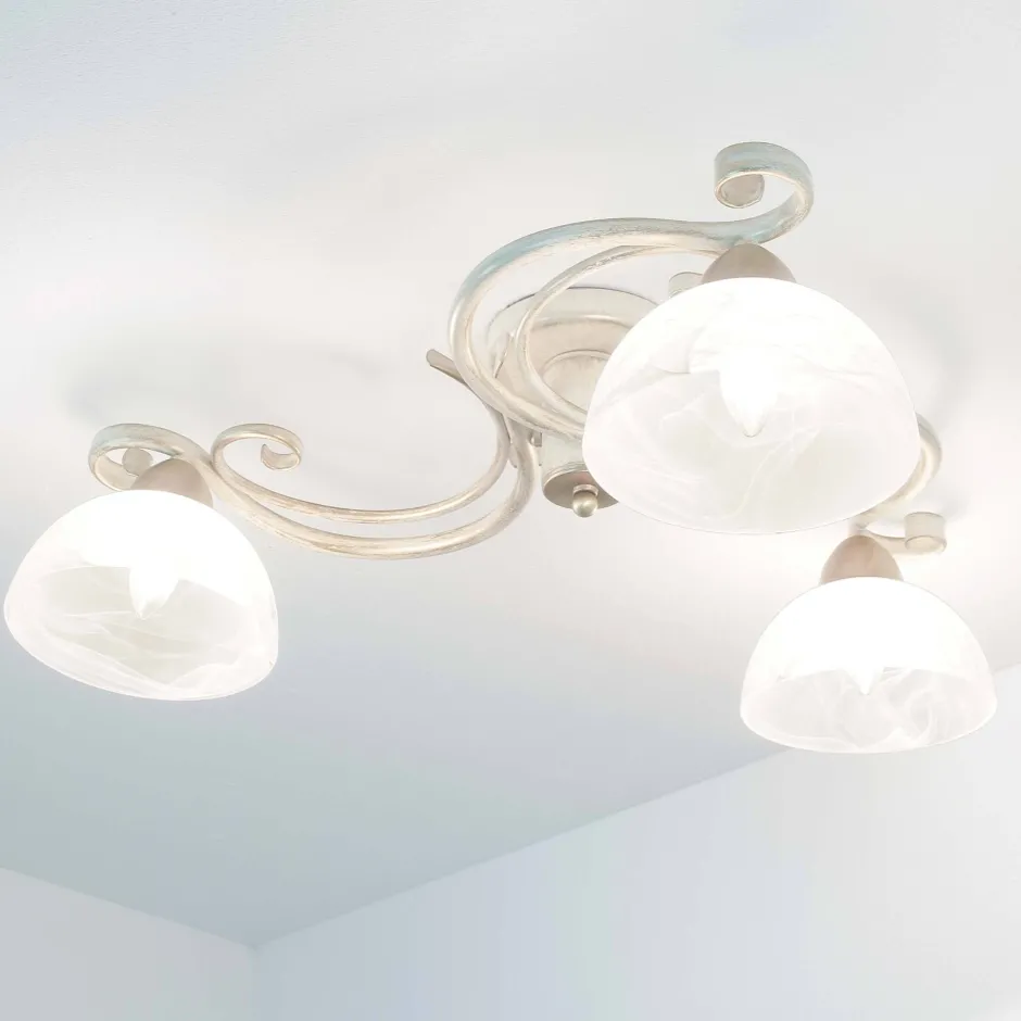 Deckenleuchten|Flurlampen*Luminex Deckenleuchte AURORA WHITE Ø78cm 3-flmg