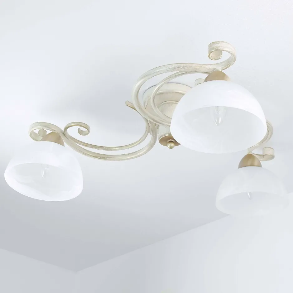 Deckenleuchten|Flurlampen*Luminex Deckenleuchte AURORA WHITE Ø78cm 3-flmg