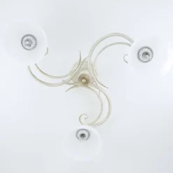 Deckenleuchten|Flurlampen*Luminex Deckenleuchte AURORA WHITE Ø78cm 3-flmg