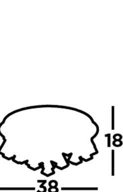 Deckenleuchten|Flurlampen*Searchlight Deckenleuchte Bad IP44 Ø 38 cm rund 4x G9 Kristall Metall