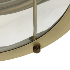 Easylight Deckenleuchte Bad IP44 E27 Ø 40 cm rund Glas Metall< Deckenleuchten|Flurlampen