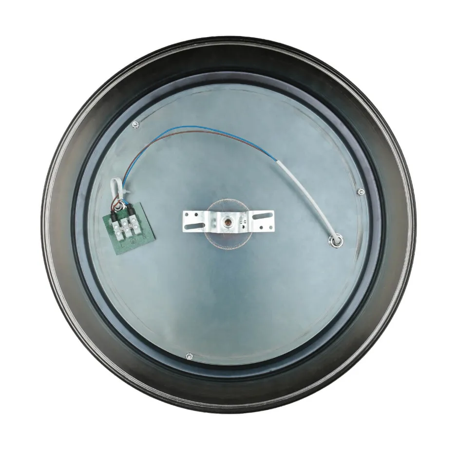 Easylight Deckenleuchte Bad IP44 E27 Ø 40 cm rund Glas Metall< Deckenleuchten|Flurlampen