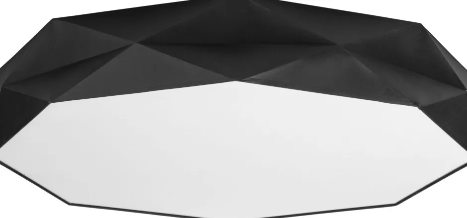 Deckenleuchten|Bürolampen*TK Lighting Deckenleuchte BISO Schwarz Weiß Stoff Flur Lampe