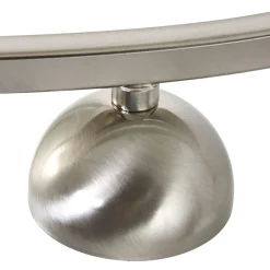 Deckenleuchten|Badezimmer Lampe*Steinhauer Deckenleuchte blendarm Metall Glas in Stahl Weiß 112 cm