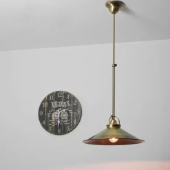 Giovanni Battista Deckenleuchte Bronze Hell aus Echt-Messing< Deckenleuchten|Esszimmer Lampen