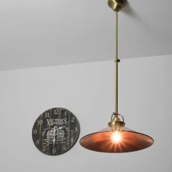 Giovanni Battista Deckenleuchte Bronze Hell aus Echt-Messing< Deckenleuchten|Esszimmer Lampen