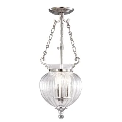 Deckenleuchten|Wohnzimmerlampen*Elstead Deckenleuchte CANDELA 6 in Nickel Ø22cm Wohnzimmer
