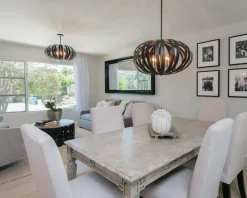 Elstead Deckenleuchte CEYDA Schwarz Ø65cm kürzbar Lampe< Deckenleuchten|Moderne Lampen