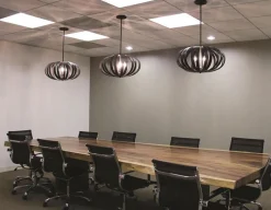 Elstead Deckenleuchte CEYDA Schwarz Ø55cm kürzbar Lampe< Deckenleuchten|Moderne Lampen