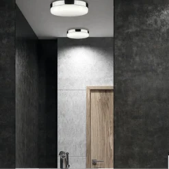 Nowodvorski Deckenleuchte Chrom Bad Wohnzimmer Lampe MONI< Glaslampen|Wohnzimmerlampen