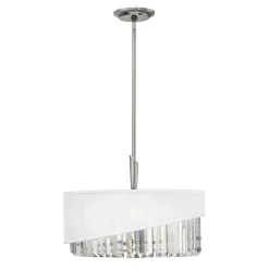 Deckenleuchten|Jugendstil Lampen*Elstead Deckenleuchte DISFARE Nickel 3xE14 kürzbar Lampe