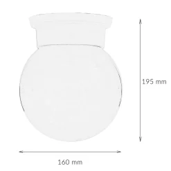 Eglo Deckenleuchte Durelo Weiß Ø16cm< Deckenleuchten|Flurlampen
