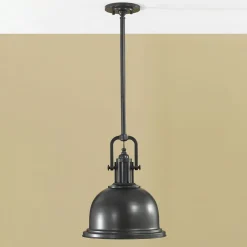 Elstead Deckenleuchte E27 in Bronze Metall Industrial MORGANNA< Deckenleuchten|Industrie Lampen