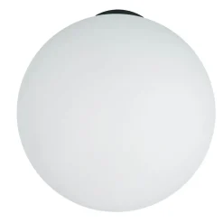 TK Lighting Deckenleuchte E27 Schwarz Weiß Glas Metall Modern< Glaslampen|Metall Lampen