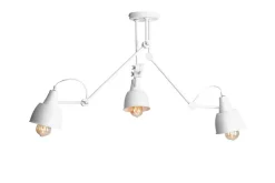 Deckenleuchten|Wandleuchten*ALDEX Deckenleuchte E27 Weiß Metall 80 cm lang flexibel