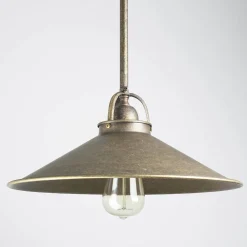 Giovanni Battista Deckenleuchte echtes Messing in Bronze Antik< Deckenleuchten|Schlafzimmer Lampen