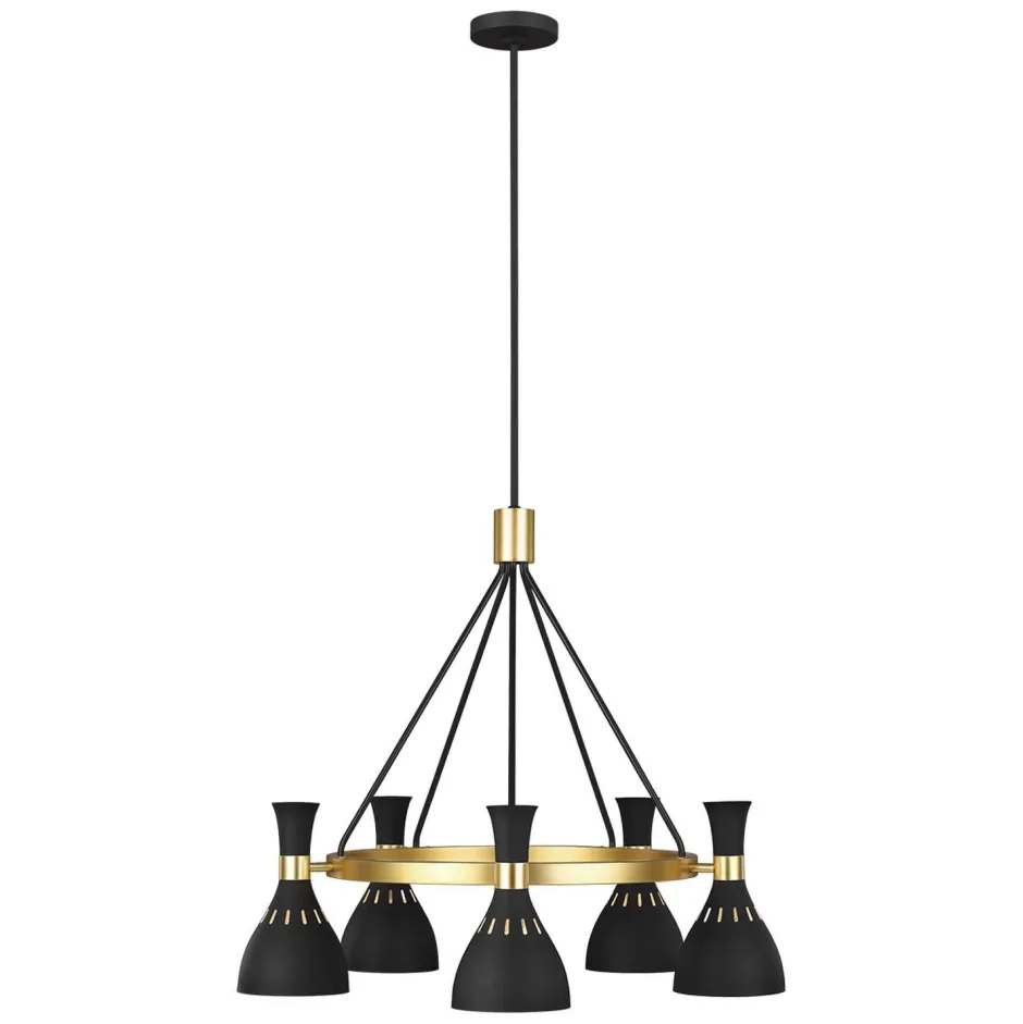 Elstead Deckenleuchte Esszimmer Esstisch Schwarz Messing< Deckenleuchten|Retro Lampen