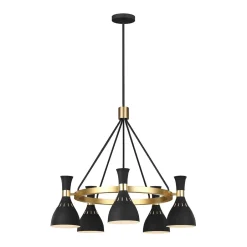 Elstead Deckenleuchte Esszimmer Esstisch Schwarz Messing< Deckenleuchten|Retro Lampen