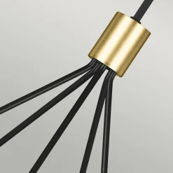 Elstead Deckenleuchte Esszimmer Esstisch Schwarz Messing< Deckenleuchten|Retro Lampen