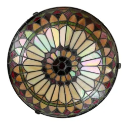 Deckenleuchten|Flurlampen*Elstead Deckenleuchte FARFALLA 10 Buntglas Tiffany Lampe