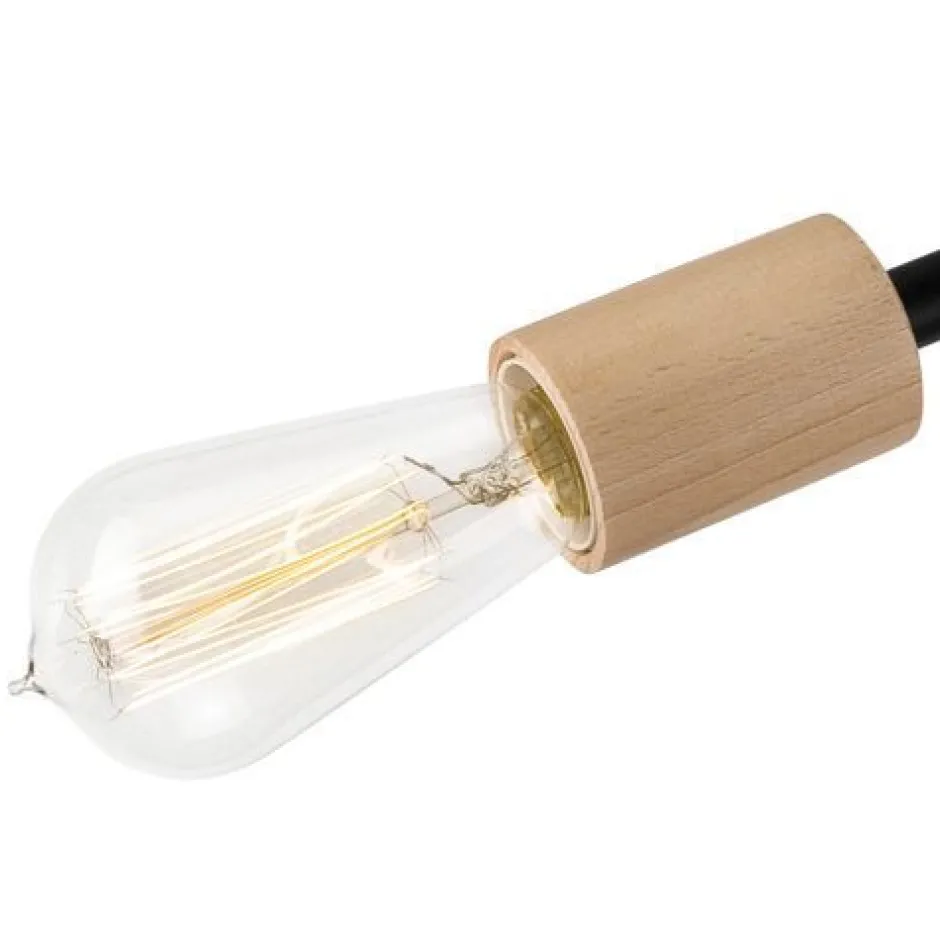 Deckenleuchten|Flurlampen*Lamkur Deckenleuchte flexibel Schwarz Modern Wohnzimmer