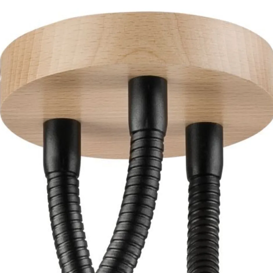 Deckenleuchten|Flurlampen*Lamkur Deckenleuchte flexibel Schwarz Modern Wohnzimmer