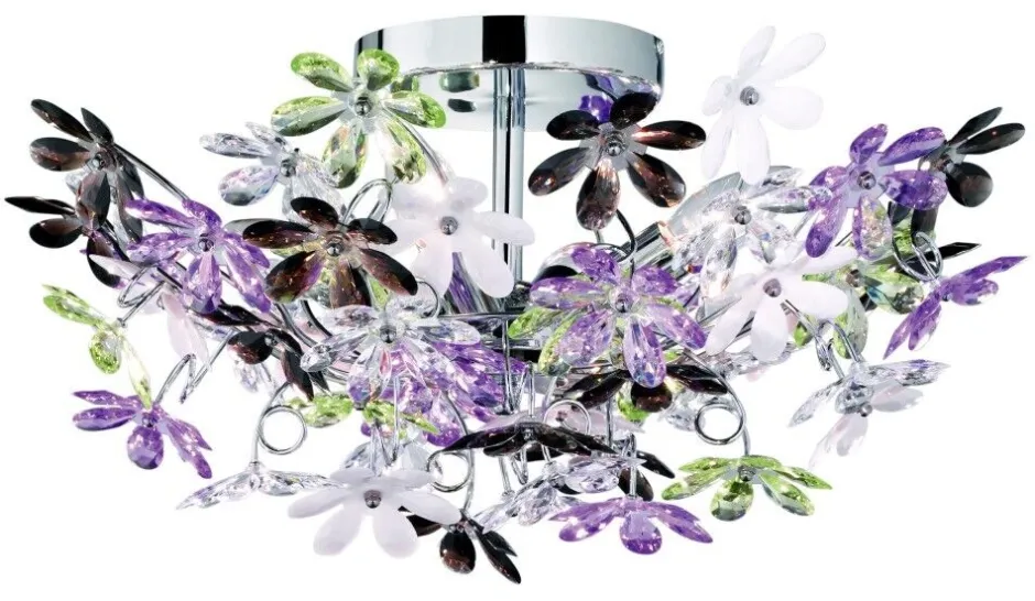 Deckenleuchten|Flurlampen*Trio Reality Deckenleuchte FLOWER Ø50cm 4-flmg