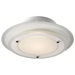 Deckenleuchten|Flurlampen*Esto Deckenleuchte Glas Schirm Ø 22 cm rund blendarm