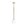 ALDEX Deckenleuchte Gold Glas Metall E14 rund 14 cm gemütlich< Deckenleuchten|Badezimmer Lampe