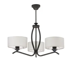 Jupiter Deckenleuchte Graphit Weiß Ø66cm Wohnzimmer DAGNO< Deckenleuchten|Moderne Lampen