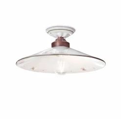 Wohnzimmerlampen|Keramiklampen*Ferroluce Deckenleuchte Handarbeit Keramik Ø 35 cm rund E27 CARLA