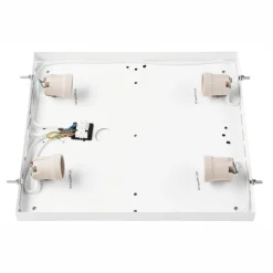 Lamkur Deckenleuchte Holz B: 39 cm klein quadratisch in Eiche 4x E27< Deckenleuchten|Bürolampen