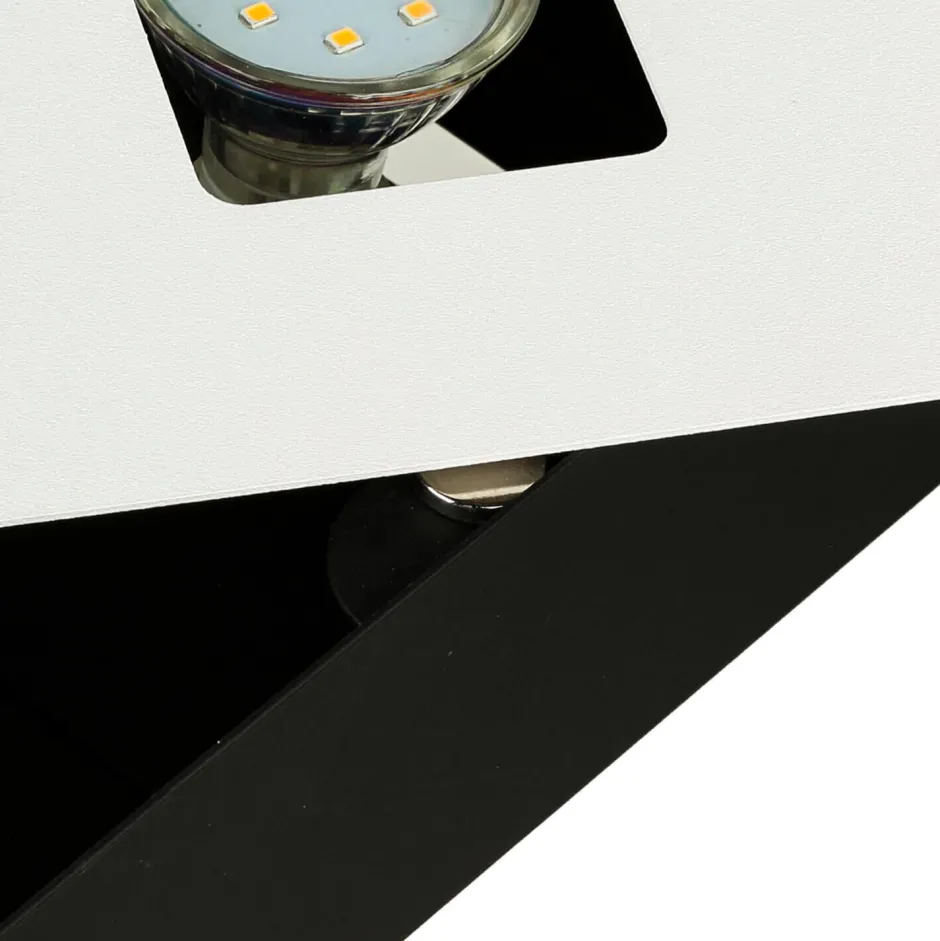 Sollux Deckenleuchte HYDRA in Schwarz 4-flmg< Deckenleuchten|Flurlampen