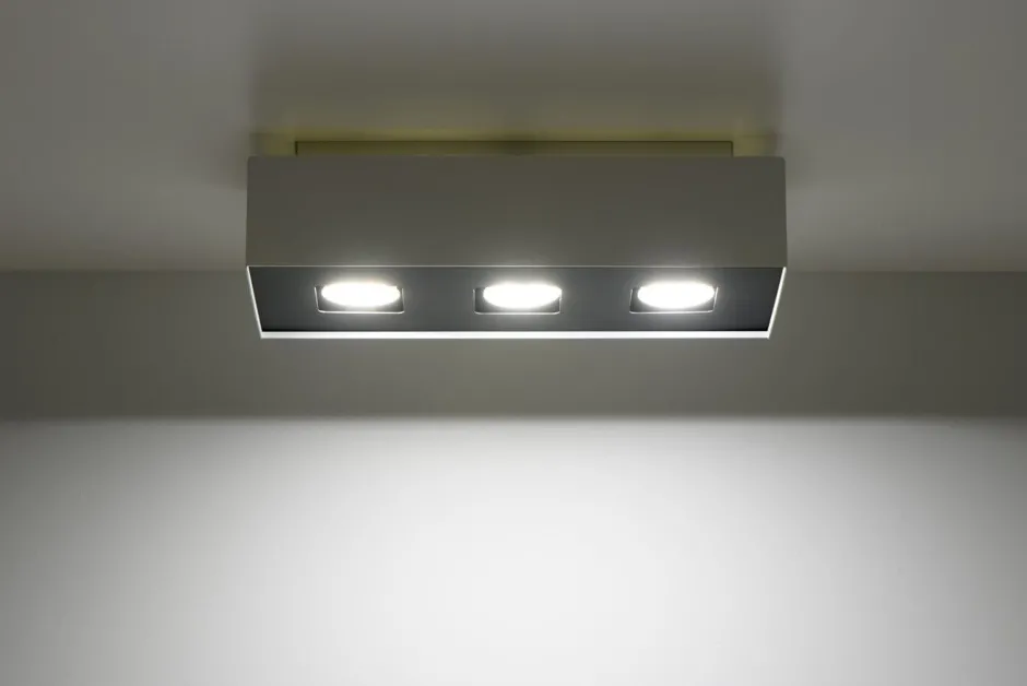 Sollux Deckenleuchte HYDRA in Weiß 3-flmg< Deckenleuchten|Flurlampen