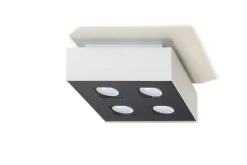 Sollux Deckenleuchte HYDRA in Weiß 4-flmg< Deckenleuchten|Flurlampen