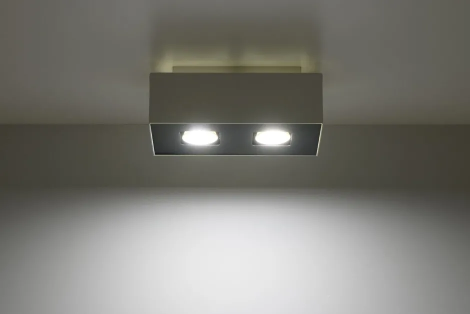 Sollux Deckenleuchte HYDRA in Weiß 2-flmg< Deckenleuchten|Flurlampen