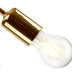 Lamkur Deckenleuchte in Gold Metall 5-flmg Wohnzimmer< Deckenleuchten|Moderne Lampen