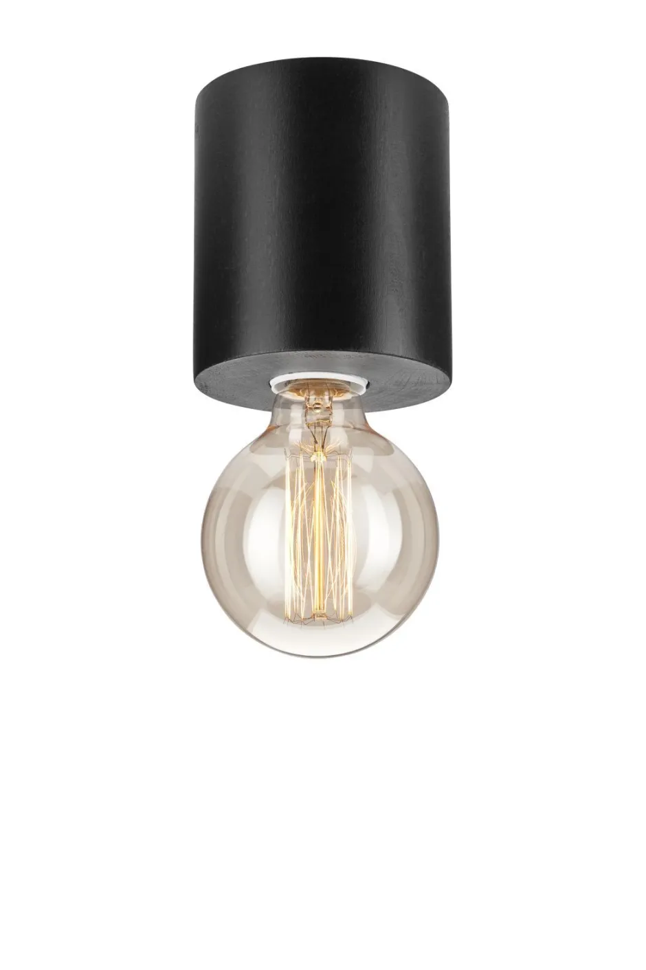 Deckenleuchten|Flurlampen*Lamkur Deckenleuchte in Wenge Holz rund Wohnzimmer