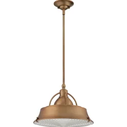 Deckenleuchten|Flurlampen*Elstead Deckenleuchte Industrial Metall Glas in Kupfer antik