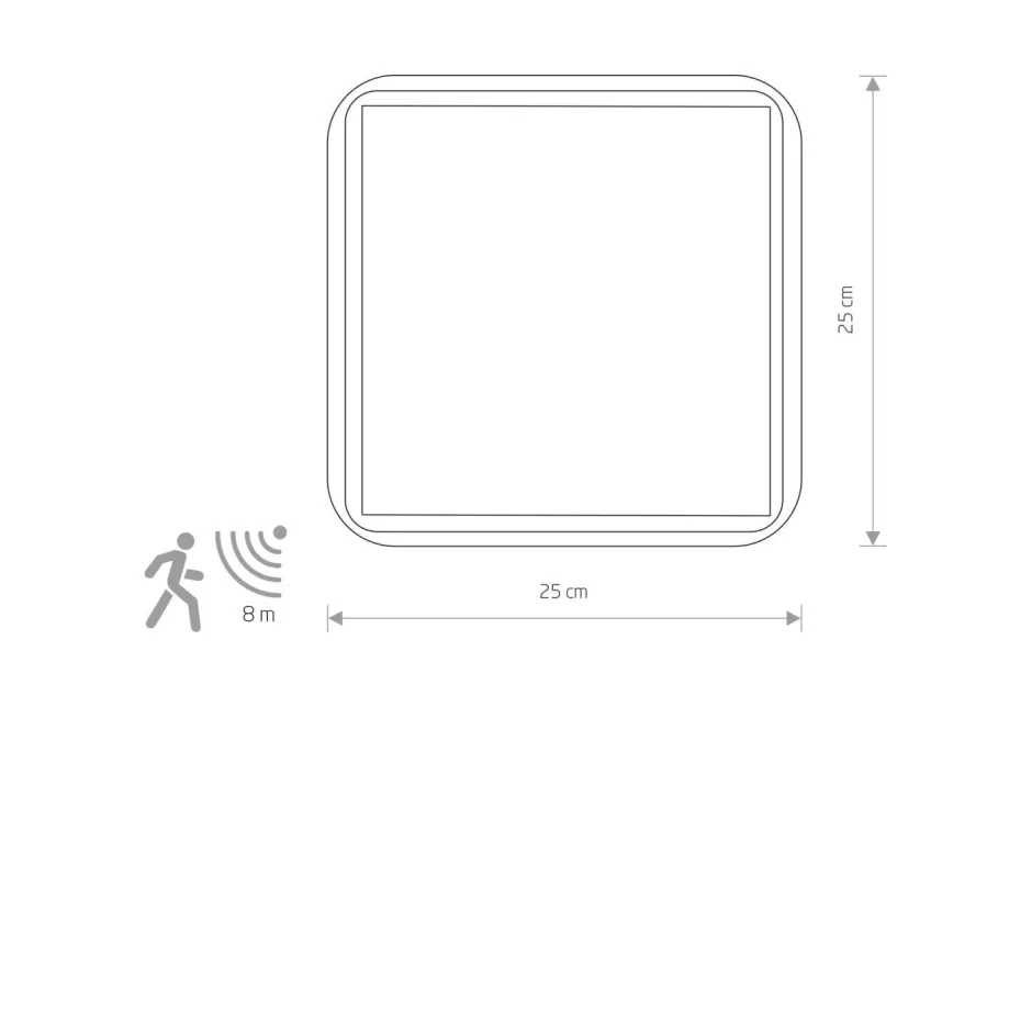 Deckenleuchten|Badezimmer Lampe*Nowodvorski Deckenleuchte innen Bad IP44 Bewegungssensor Weiß E27