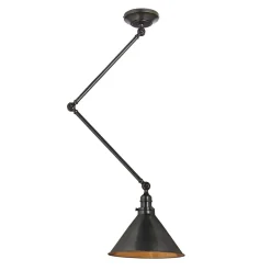 Elstead Deckenleuchte ISMENE in Bronze kürzbar Ø30cm Lampe< Deckenleuchten|Wohnzimmerlampen