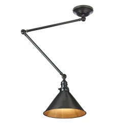 Elstead Deckenleuchte ISMENE in Bronze kürzbar Ø30cm Lampe< Deckenleuchten|Wohnzimmerlampen