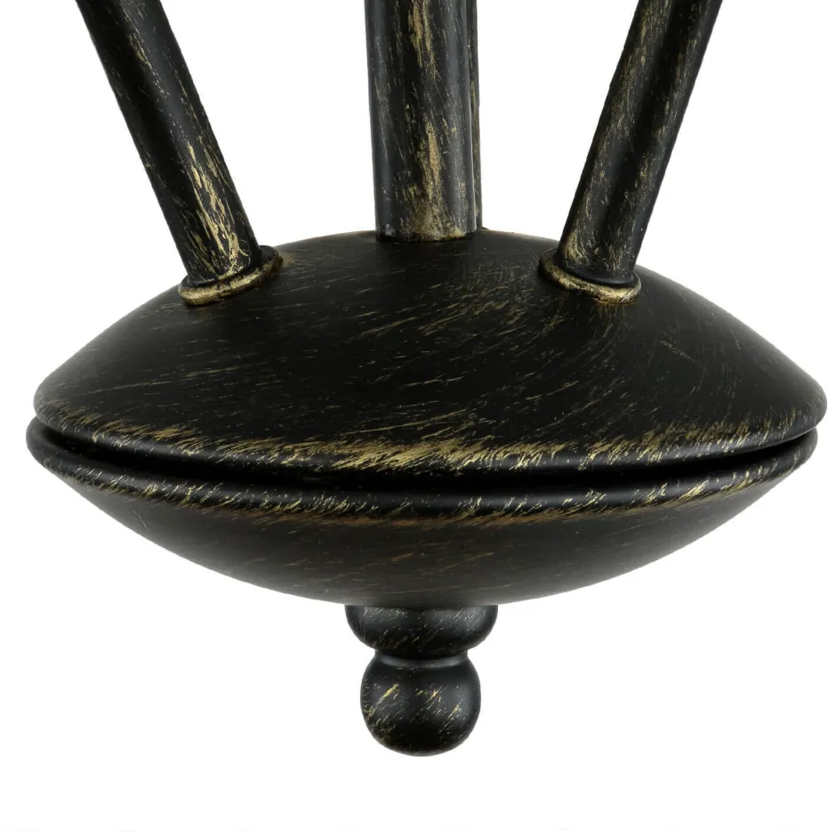 Easylight Deckenleuchte KORFU in Messing Antik 3-flmg< Glaslampen|Rustikale Lampen