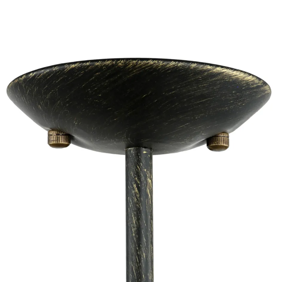 Easylight Deckenleuchte KORFU in Messing Antik 3-flmg< Glaslampen|Rustikale Lampen