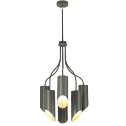 Deckenleuchten|Moderne Lampen*Elstead Deckenleuchte LEYRE Dunkelgrau 6xE27 Ø52cm Lampe