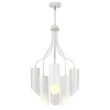 Deckenleuchten|Wohnzimmerlampen*Elstead Deckenleuchte LEYRE Weiß Messing 6xE27 Ø52cm Lampe