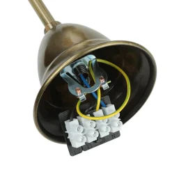 Jupiter Deckenleuchte MARLOW Messing antik Ø70cm Esstisch< Glaslampen|Jugendstil Lampen