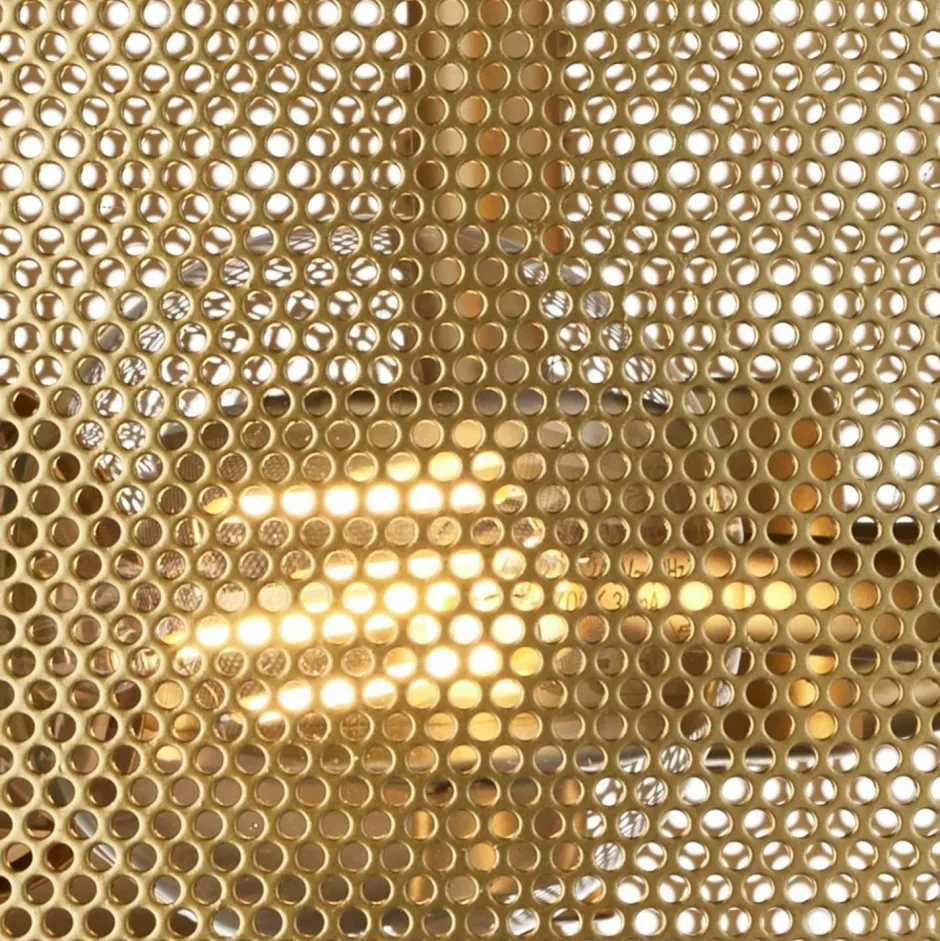 Deckenleuchten|Flurlampen*Searchlight Deckenleuchte Metall Ø 45 cm H: 24 cm rund 3x E27 Gold